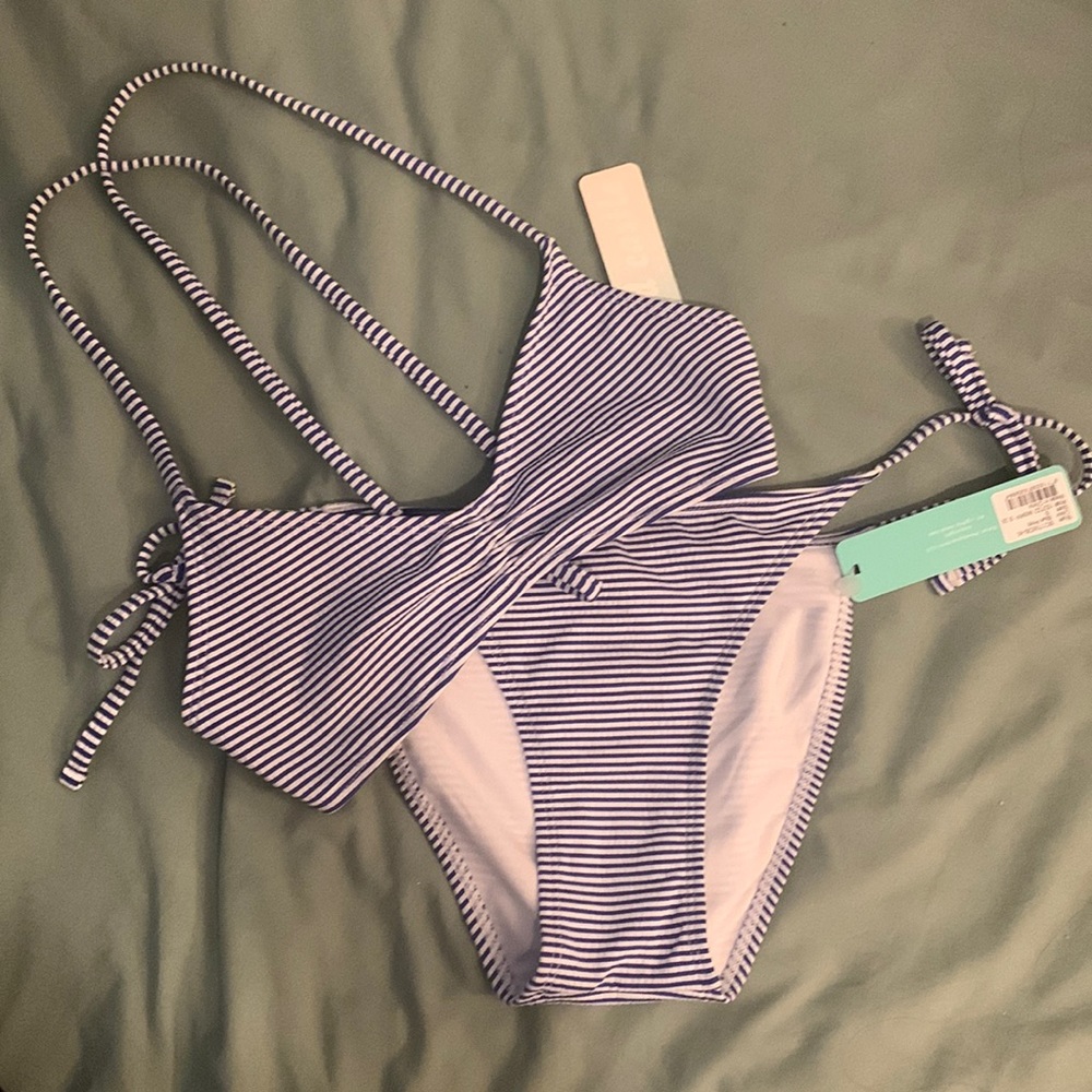 Striped String Bikini